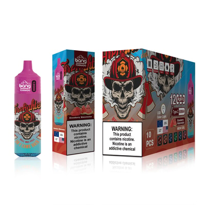 Bang Tornado 12000 Puffs Jetable Vape - Appareil de vape jetable haute capacité offrant 12 000 bouffées