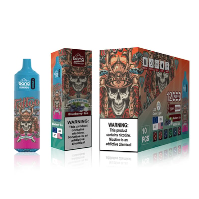 Bang Tornado 12000 Puffs Jetable Vape - Appareil de vape jetable haute capacité offrant 12 000 bouffées