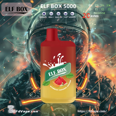 Original Wholesale ELF BOX 5000 Puffs Disposable Vape - High-capacity disposable vaping device