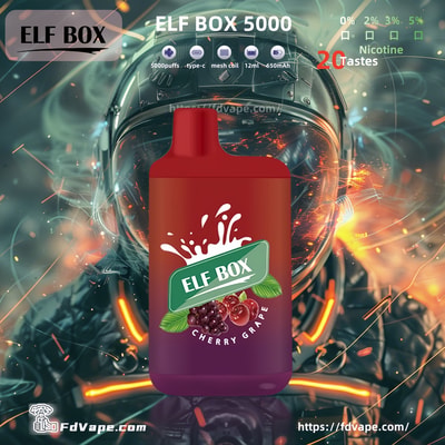 Original Wholesale ELF BOX 5000 Puffs Disposable Vape - High-capacity disposable vaping device
