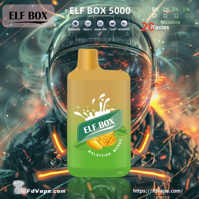 Original Wholesale ELF BOX 5000 Puffs Disposable Vape - High-capacity disposable vaping device