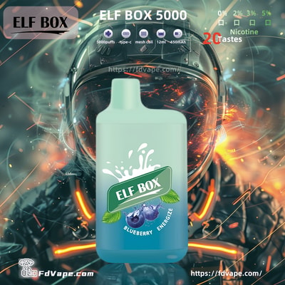 Original Wholesale ELF BOX 5000 Puffs Disposable Vape - High-capacity disposable vaping device