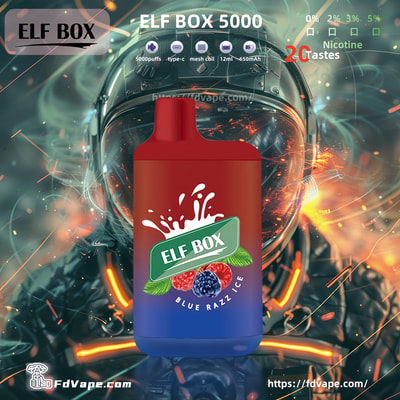 Original Wholesale ELF BOX 5000 Puffs Disposable Vape - High-capacity disposable vaping device