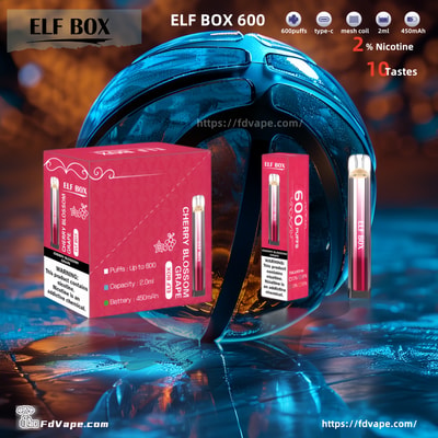 riginal Wholesale ELF BOX 600 Puffs Disposable Vape - Compact disposable vaping device