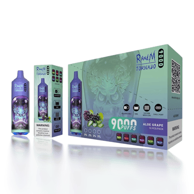 Originele groothandel RandM Tornado 9000 9k Puffs wegwerpvape - Wegwerpvape-apparaat met hoge capaciteit
