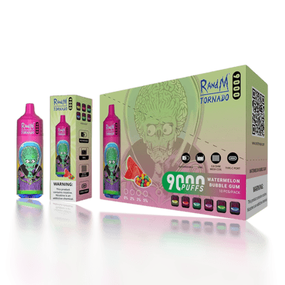 Originele groothandel RandM Tornado 9000 9k Puffs wegwerpvape - Wegwerpvape-apparaat met hoge capaciteit