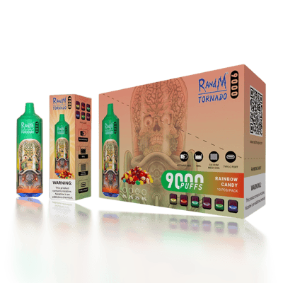 Originele groothandel RandM Tornado 9000 9k Puffs wegwerpvape - Wegwerpvape-apparaat met hoge capaciteit