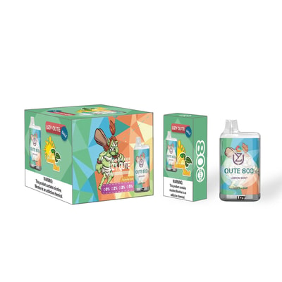 UZY QUTE 800 puffs is a disposable electronic cigarette. With a built-in 550mAh battery and 3.0ml of pre-filled nicotine salt e-liquid, this compact device delivers up to 800 puffs of smoke, and the 1.2 Ohm mesh coil RGB Light delivers pure flavor for a fantastic taste from the first to the last puff