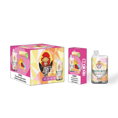 UZY QUTE 800 puffs is a disposable electronic cigarette. With a built-in 550mAh battery and 3.0ml of pre-filled nicotine salt e-liquid, this compact device delivers up to 800 puffs of smoke, and the 1.2 Ohm mesh coil RGB Light delivers pure flavor for a fantastic taste from the first to the last puff