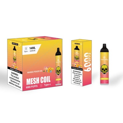 Bang King Vape 6000 bouffées 0% 2% 3% 5% Vape jetable à nicotine