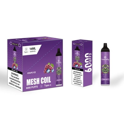 Bang King Vape 6000 bouffées 0% 2% 3% 5% Vape jetable à nicotine