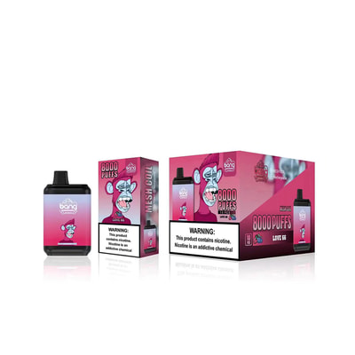 Bang King vape 8000 puffar 0% 2% 3% 5% Nikotin engångskapsel