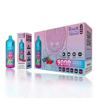 China RM RandM Tornado 9000 9k Puffs Disposable Vape - Engångsvaping-enhet med hög kapacitet