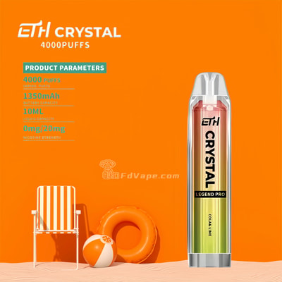 ETH Crystal 4000 4k Puffs Disposable Wholesale Vape - High-capacity disposable vaping device