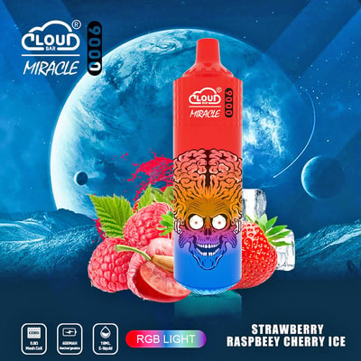 Cloud Bar 9000 Puffs Disposable Vape - High-capacity disposable vape device offering 9000 puffs