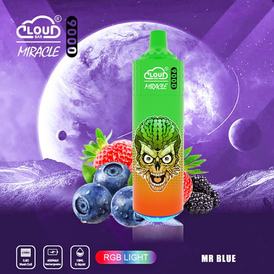 Cloud Bar 9000 Puffs Disposable Vape - High-capacity disposable vape device offering 9000 puffs