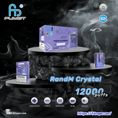 elfbar elfa master akku Fumot RandM Crystal 12000 Puffs Disposable Vape