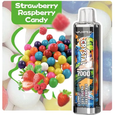 VAPME CRYSTAL 7000 Puffs Disposable Vape - High-capacity disposable vape device offering 7000 puffs