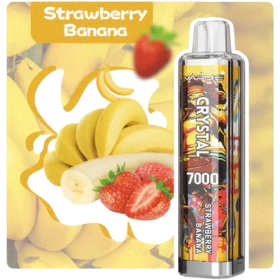 VAPME CRYSTAL 7000 Puffs Disposable Vape - High-capacity disposable vape device offering 7000 puffs