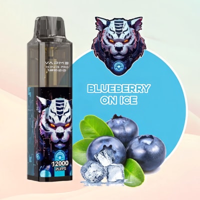 VAPME KING PRO 12000 Puffs Vape desechable: dispositivo de vape desechable de alta capacidad que ofrece 12000 inhalaciones