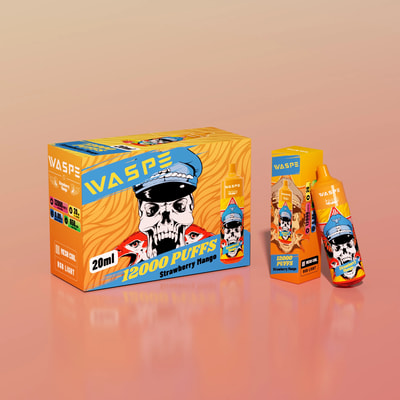 WASPE 12000 12k Puffs Disposable Vape - High-capacity disposable vape device offering 12000 puffs