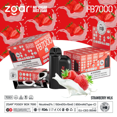 ZGAR Foggy Box 7000 7K Puffs Disposable Vape - High-capacity disposable vape device offering 7000 puffs