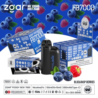 ZGAR Foggy Box 7000 7K Puffs Disposable Vape - High-capacity disposable vape device offering 7000 puffs