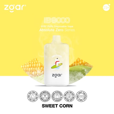 ZGAR ICE BOX 8000 8k Puffs Disposable Vape - High-capacity disposable vape device offering 8000 puffs