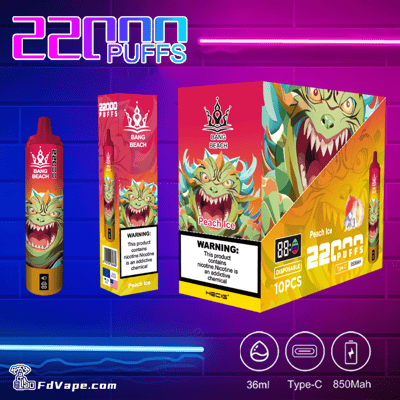 Vape desechable Bang Beach 22000 22K - Dispositivo de vapeo desechable de alta capacidad