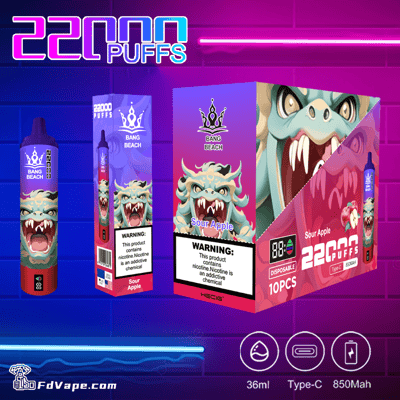 Vape desechable Bang Beach 22000 22K - Dispositivo de vapeo desechable de alta capacidad