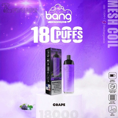 Bang Crown Bar 18000 18k inhalaciones Vape desechable