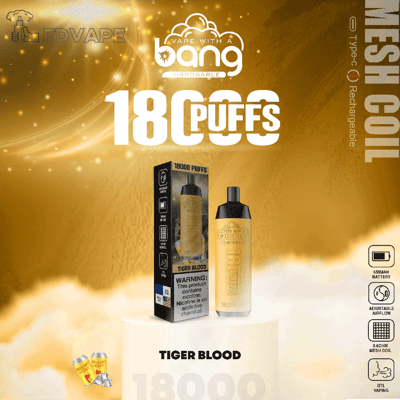 Bang Crown Bar 18000 18k inhalaciones Vape desechable