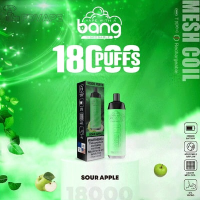 Bang Crown Bar 18000 18k inhalaciones Vape desechable