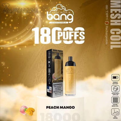 Bang Crown Bar 18000 18k inhalaciones Vape desechable