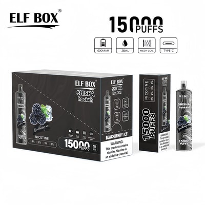 ELF BOX LS 15000 15k Puffs Disposable Vape Many Nicotine Tastes Rechargeable E Cigarette Wholesale