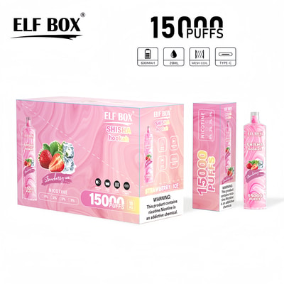 ELF BOX LS 15000 15k Puffs Disposable Vape Many Nicotine Tastes Rechargeable E Cigarette Wholesale