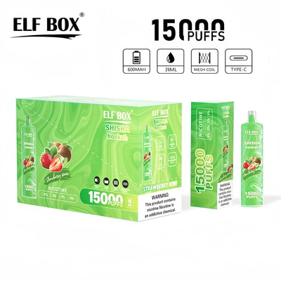 ELF BOX LS 15000 15k Puffs Disposable Vape Many Nicotine Tastes Rechargeable E Cigarette Wholesale