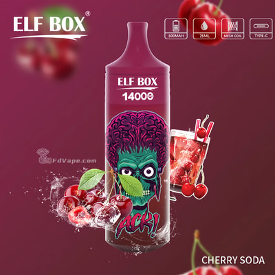 ELF BOX RGB 14000 Pro 14000 Puffs Disposable Vape Many Nicotine Tastes Rechargeable LED Display E Cigarette Wholesale