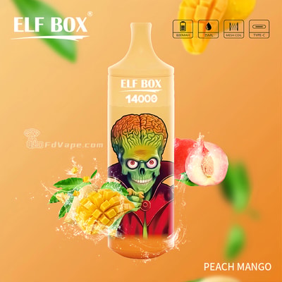 ELF BOX RGB 14000 Pro 14000 Puffs Disposable Vape Many Nicotine Tastes Rechargeable LED Display E Cigarette Wholesale