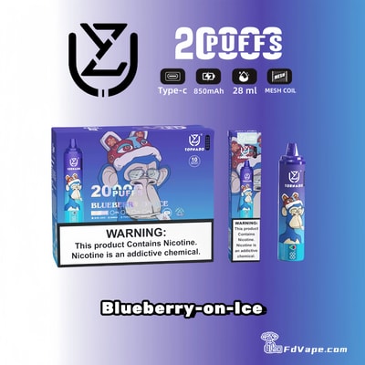 UZY-Tornado-20000-Puffs-Blueberry-on-Ice-Disposable-Vape