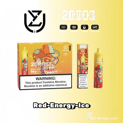 UZY-Tornado-20000-Puffs-Red-Energy-Ice-Disposable-Vape
