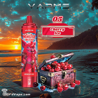VAPME Monster 16000 16k Puffs Disposable Vape Many Nicotine Tastes Rechargeable LED Display E Cigarette Wholesale
