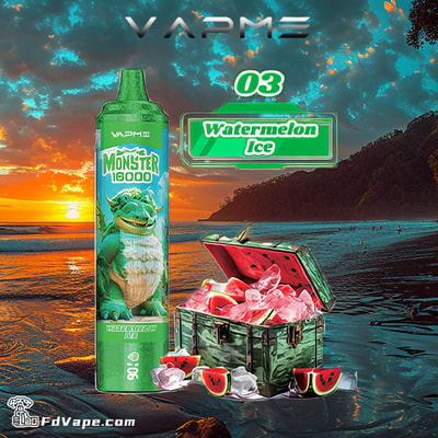 VAPME Monster 16000 16k Puffs Disposable Vape Many Nicotine Tastes Rechargeable LED Display E Cigarette Wholesale