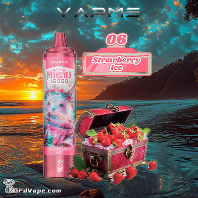 VAPME Monster 16000 16k Puffs Disposable Vape Many Nicotine Tastes Rechargeable LED Display E Cigarette Wholesale
