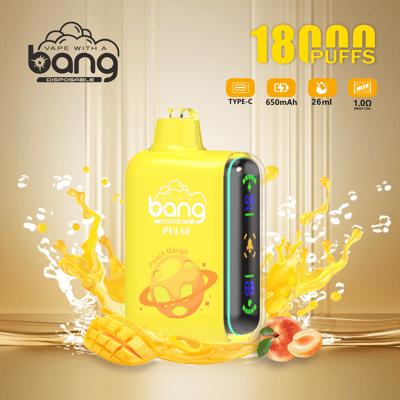 Bang Pulse 18000 soffi Vape monouso 0% 2% 3% 5% Nicotina 12Tastes Display a LED Fabbrica diretta