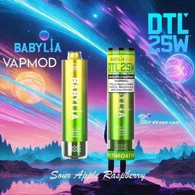 VAPMOD BABYLIA 15000 15K Puffs DTL Disposable Vape 3% Nicotine 12Tastes LED Display Factory Direct