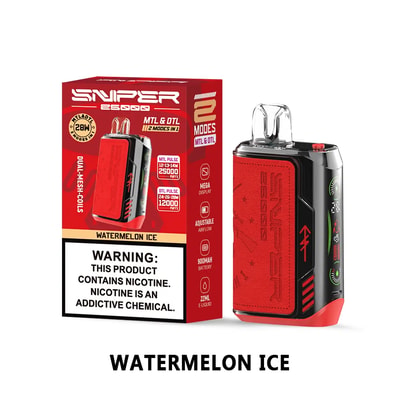 VAPMOD SNIPER 25000 25K Puffs Disposable Vape 3% Nicotine 12Tastes LED Display Factory Direct