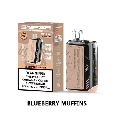 VAPMOD SNIPER 25000 25K Puffs Disposable Vape 3% Nicotine 12Tastes LED Display Factory Direct