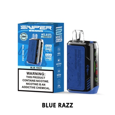 VAPMOD SNIPER 25000 25K Puffs Disposable Vape 3% Nicotine 12Tastes LED Display Factory Direct