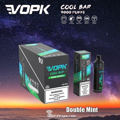 VOPK Cool Bar 9000 9k Puffs Disposable Vape 0% 2% 3% 5% Nicotine 10Tastes Factory Direct